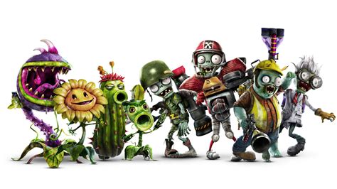 Characters of Plants vs. Zombies: Garden Warfare 2