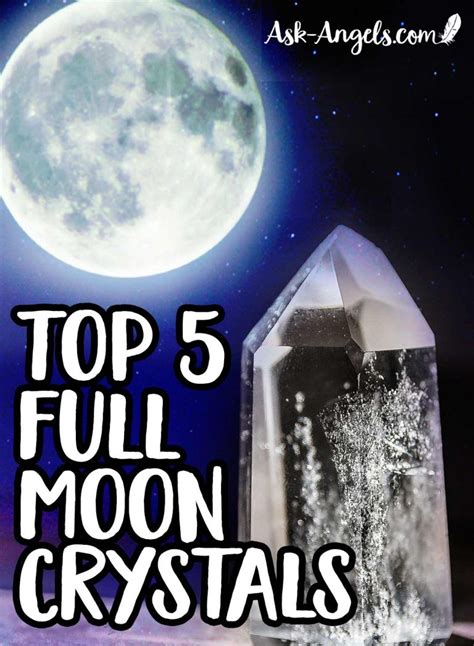 Charge Your Crystals Under the 7 Full Moons of the Year