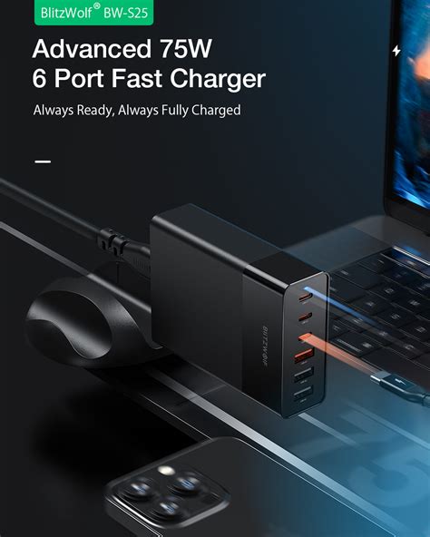 Charger BlitzWolf Qualcomm Samsung Chromebook Reader