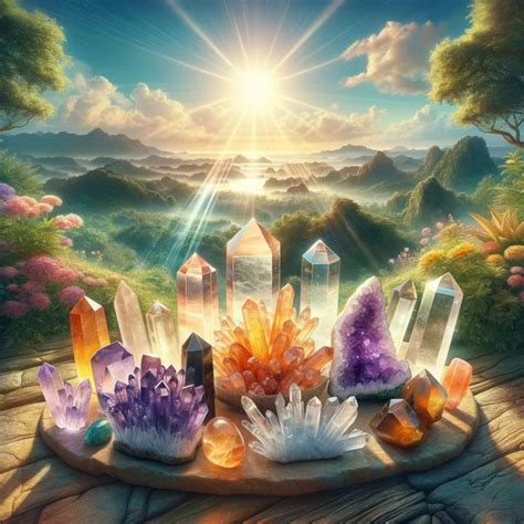 Charging Crystals in the Sun: A Path to Vitality and Harmony