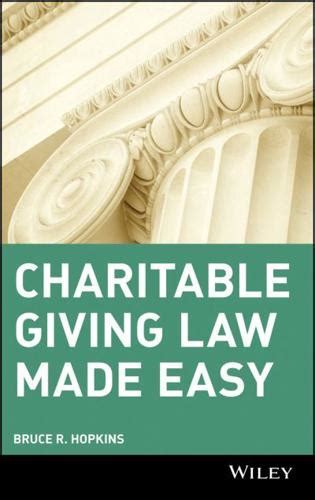 Charitable Giving Law Made Easy Epub