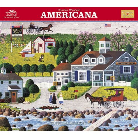 Charles Wysocki Americana Wall Calendar Doc