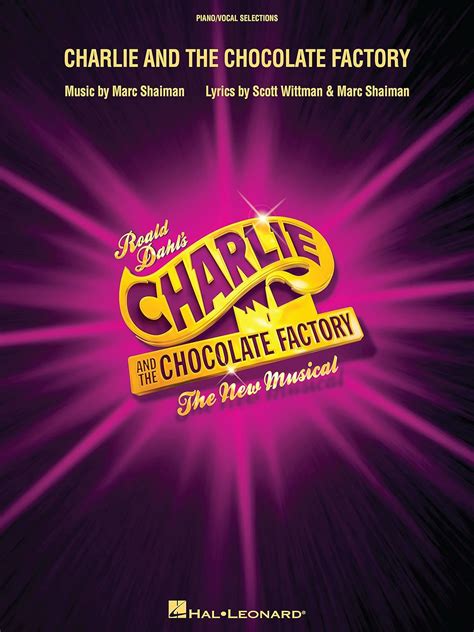 Charlie and the Chocolate Factory Songbook The New Musical London Edition