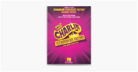 Charlie and the Chocolate Factory Songbook The New Musical London Edition