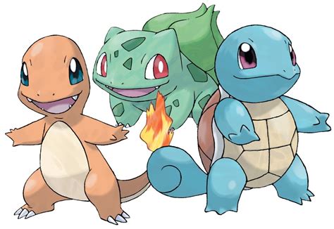 Charmander, Squirtle, and Bulbasaur: The Original Pokémon Trio