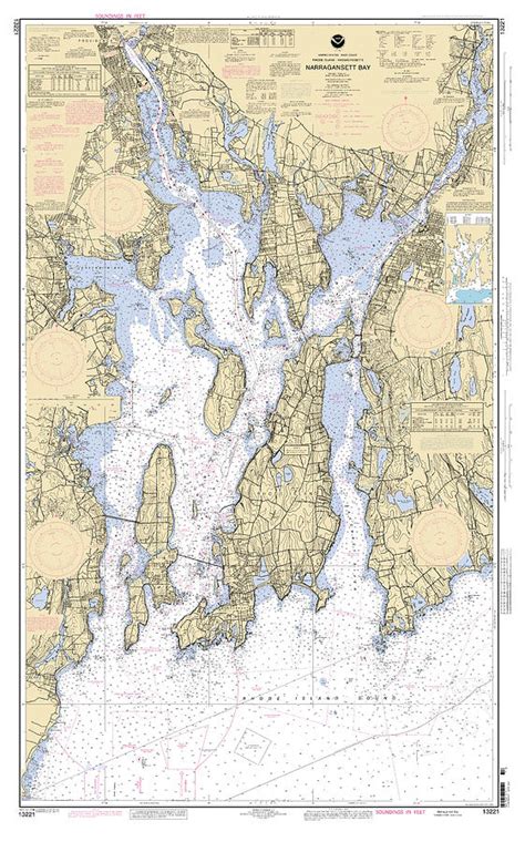 Chart Of Narragansett Bay