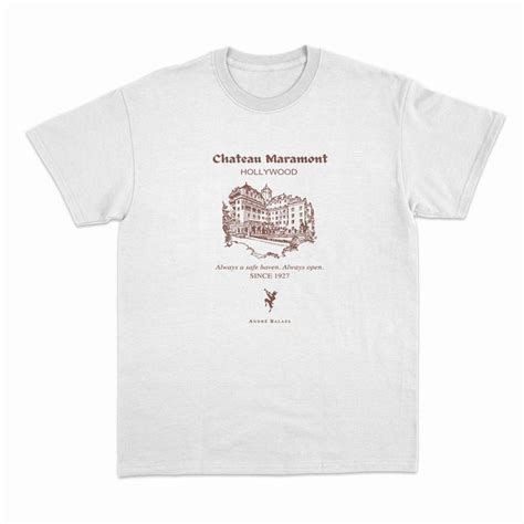 Chateau Marmont T-Shirt: A Timeless Icon of Hollywood Glamour