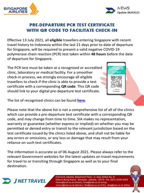 Cheapest Pre-Departure PCR Test Singapore 2025