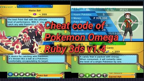 Cheats Ruby Pokemon