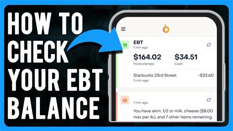 Check EBT Balance: