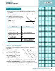 Check Your Understanding Geometry Springboard Answer Key Doc