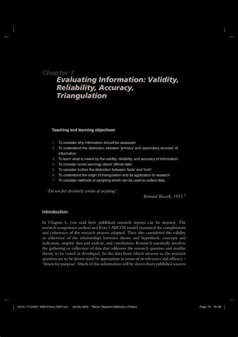 Check the Validity: Evaluating Information for Accuracy