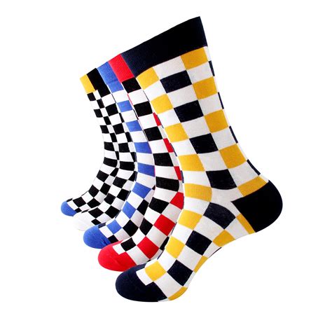 Checkered Socks: