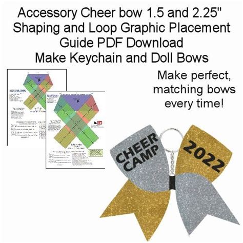 Cheer Bow Mat Template