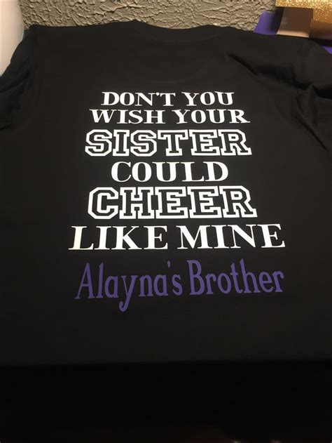 Cheer Brother Shirts: Unifying Teams and Building Spirit