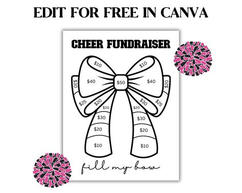 Cheer Fundraiser Template Free