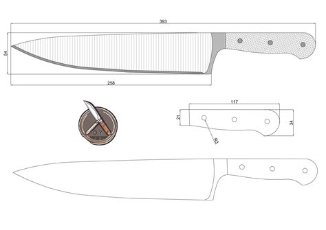 Chef Knife Template