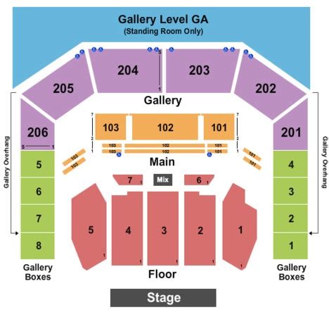 Chelsea Cosmopolitan Seating Chart