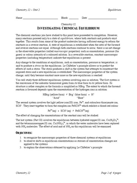 Chem Fax Lab Answers Chemical Equilibrium Ebook PDF