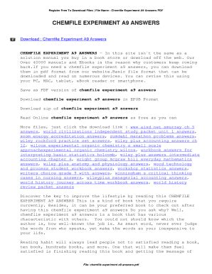 Chemfile Lab A1 Answers Doc