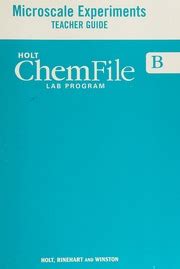 Chemfile Lab Program Answers A9 PDF