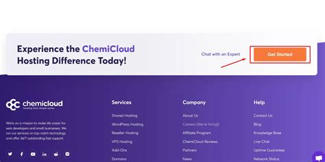 ChemiCloud hosting cPanel interface screenshot