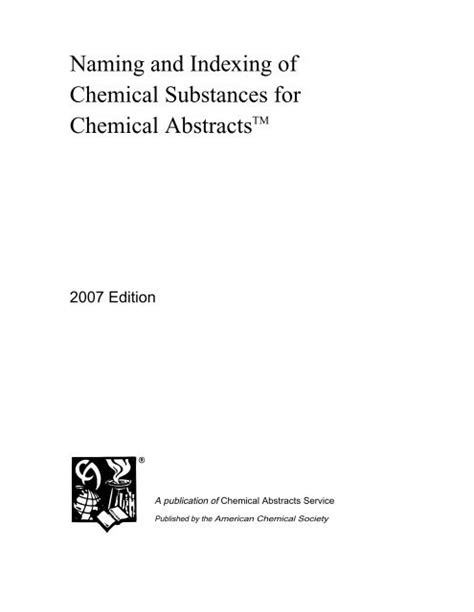 Chemical Abstracts: 1990. Vol. 113 CS7. Chemical Substance Index: Si - Z Ebook Doc
