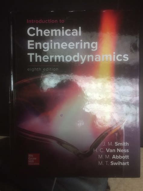 Chemical Engineering Thermodynamics Smith Van Ness Solution Kindle Editon