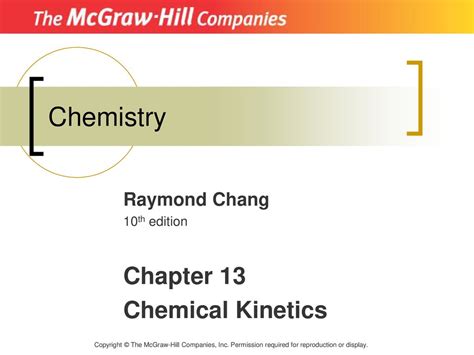 Chemical Kinetics Solutions To Chang Raymond Kindle Editon