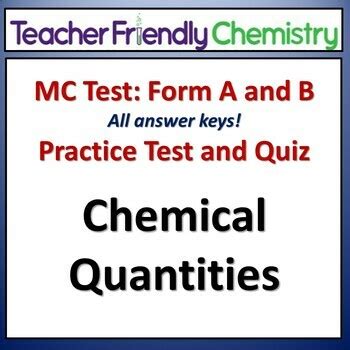 Chemical Quantities Chapter Quiz Answer Key PDF