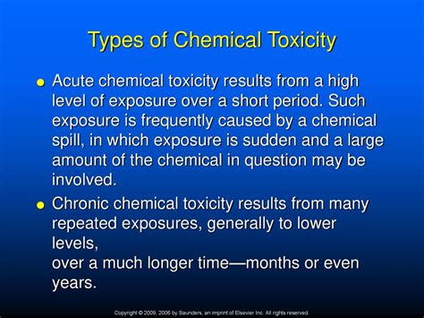 Chemical Toxicity: