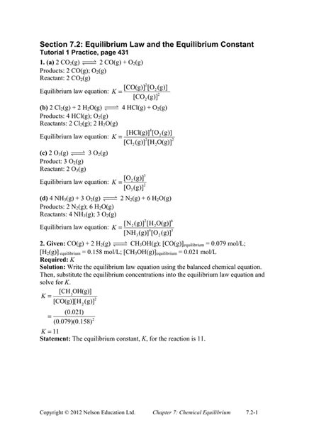 Chemistry 12 Nelson Chapter 5 Review Questions Answers PDF