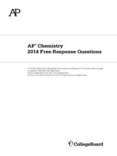 Chemistry 2014 Response Question Answer Key Kindle Editon