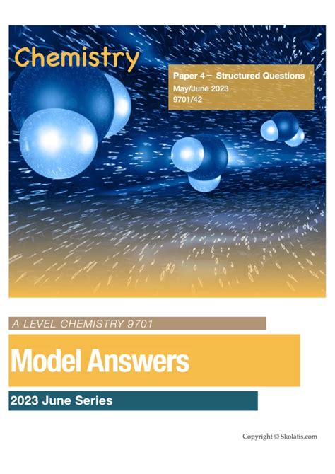 Chemistry 9701 June 04 Paper 4 Answer Doc