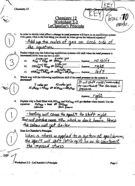 Chemistry Chapter 7 Assessment Answer Key PDF