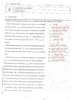 Chemistry Concept Review Answers Calculating Quantities Reader