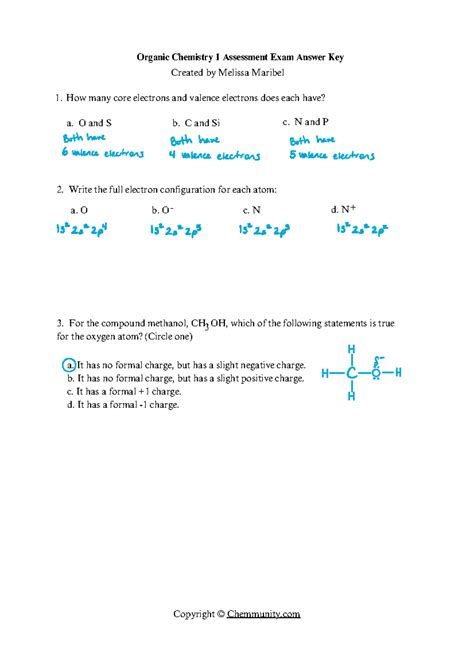 Chemistry Electrons And Atoms Assessment Answer Key Kindle Editon