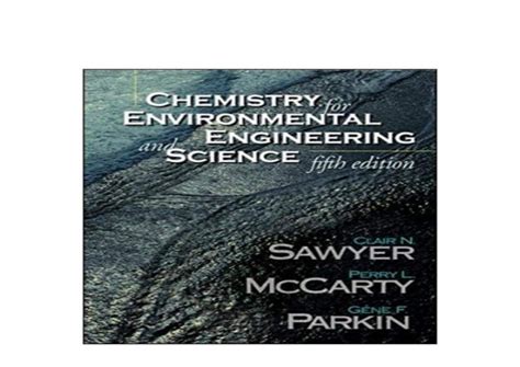 Chemistry Environmental Engineering Science Ebook PDF