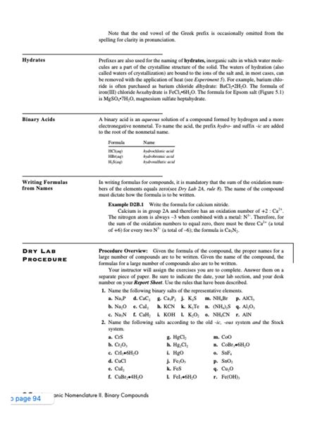 Chemistry Lab Manual Answer Key Experiment 14 PDF