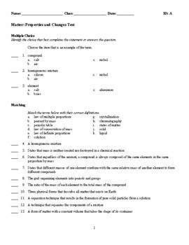 Chemistry Matter Change Chapter 16 Assessment Answer Key Kindle Editon