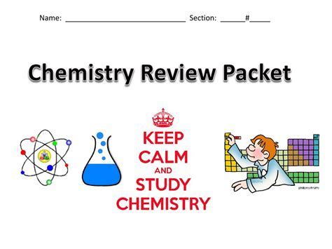 Chemistry Review Packets: The Ultimate Guide to Ace Your Chemistry Exams