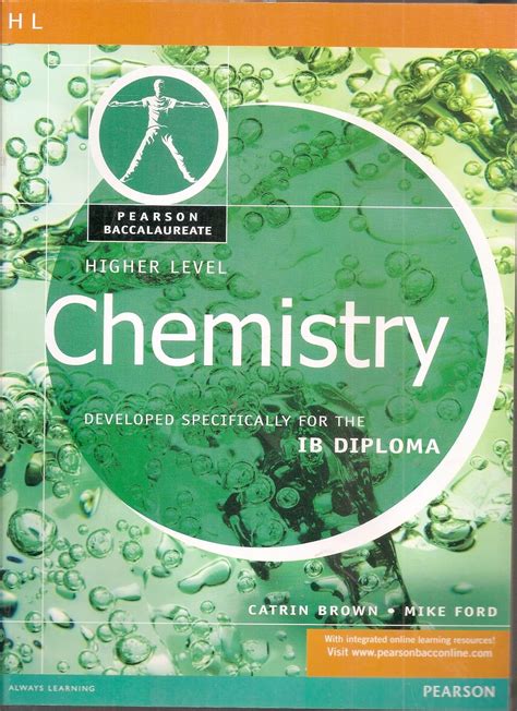 Chemistry Standard Level Developed Specifically for the IB Diploma Pearson Baccalaureate PDF