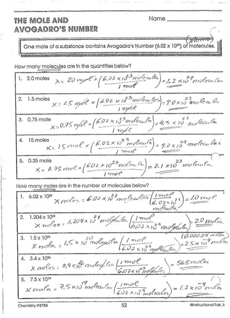 Chemistry if8766 answer and work Ebook Doc