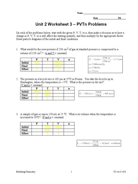 Chemistry unit 2 pvtn problems answers Ebook Reader