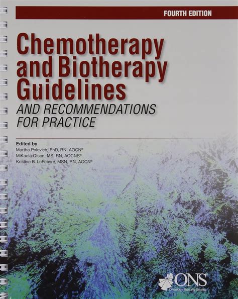 Chemotherapy Biotherapy Guidelines Recommendations Practice Reader