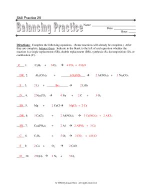 Chemquest 29 Balancing Equations Answer Key Epub