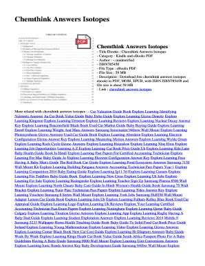 Chemthink Isotopes Answers Epub