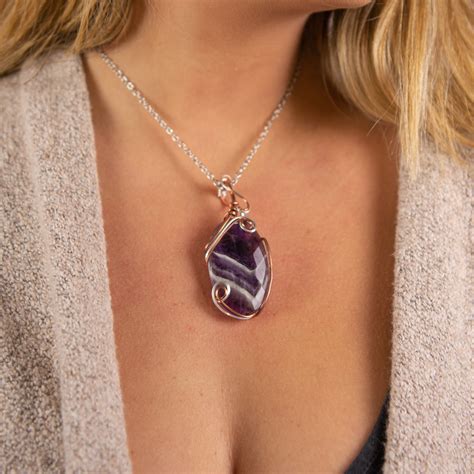 Chevron Amethyst vs. Clear Quartz