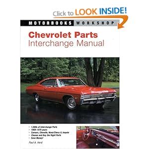 Chevy Parts Interchange Manual Ebook Epub