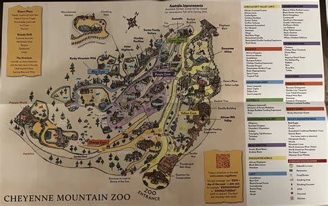 Cheyenne Mountain Zoo Map: A Comprehensive Guide